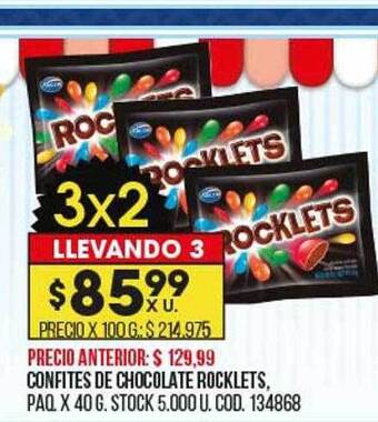 Coto Confites de chocolate rocklets oferta