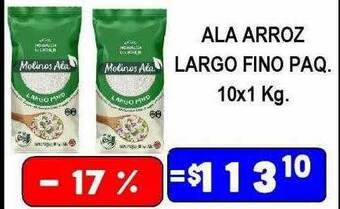 Dulcenter Ala arroz largo fino paq oferta