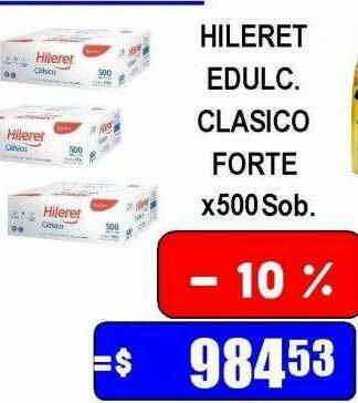 Dulcenter Hileret edulc. clasico forte oferta