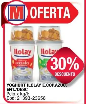Maxiconsumo Yoghurt Ilolay E.Cop.Azuc. Ent/Desc oferta