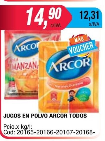 Maxiconsumo Jugos En Polvo Arcor Todos oferta