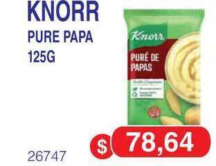 Masivos Knorr Pure Papa 125g oferta