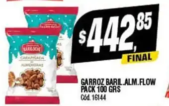 Supermercados Yaguar Garroz Baril. Alm. Flow Pack 100grs oferta