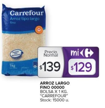 Carrefour Arroz Largo Fino 00000 oferta