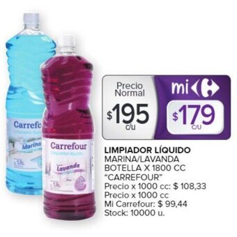 Carrefour Limpiador Líquido oferta
