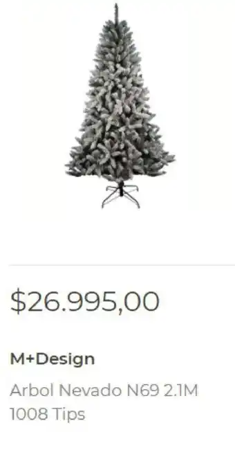 Easy Arbol Nevado N69 2.1M 1008 Tips oferta
