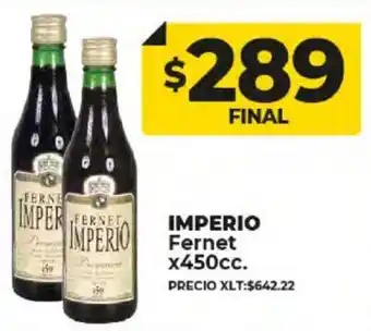Supermayorista Vital Imperio Fernet x 450cc oferta