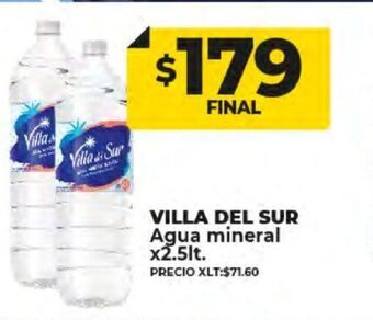 Supermayorista Vital Villa del Sur Agua Mineral x 2.5lt oferta