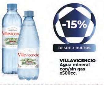 Supermayorista Vital Villavicencio Agua Mineral con/sin Gas x 500cc oferta