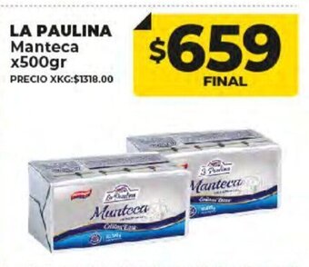 Supermayorista Vital La Paulina Manteca x 500gr oferta
