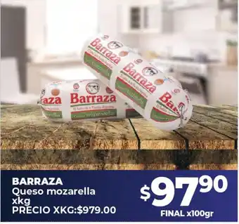 Supermayorista Vital Barraza Queso Mozarella x kg oferta