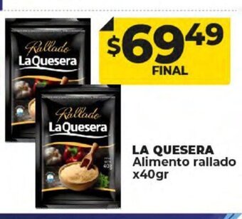 Supermayorista Vital La Quesera Alimento Rallado x 40gr oferta