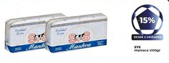 Supermayorista Vital Sys Manteca x 100gr oferta