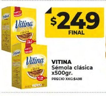 Supermayorista Vital Vitina Sémola Clásica x500gr oferta