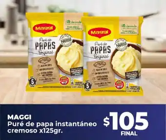Supermayorista Vital Maggi Puré de Papa Instantáneo Cremoso x 125gr oferta