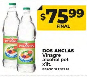 Supermayorista Vital Dos Anclas Vinagre Alcohol Pet x 1lt oferta