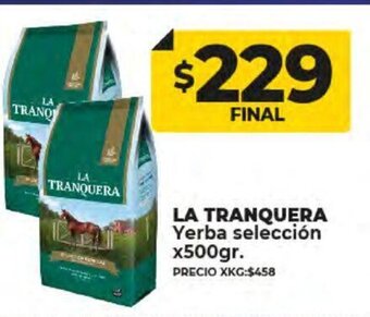 Supermayorista Vital La Tranquera Yerba Selección x 500gr oferta