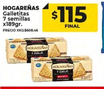 Supermayorista Vital Hogareñas Galletitas 7 Semillas x 189gr oferta