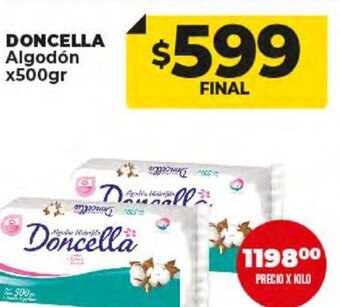 Supermayorista Vital Doncella Algodón x 500gr oferta