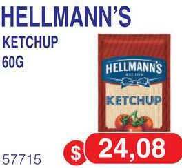 Masivos Hellmann's Ketchup 60g oferta