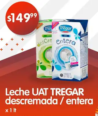 Supermercados Buenos Días Leche Uat Tregar Descremada / Entera x 1lt oferta