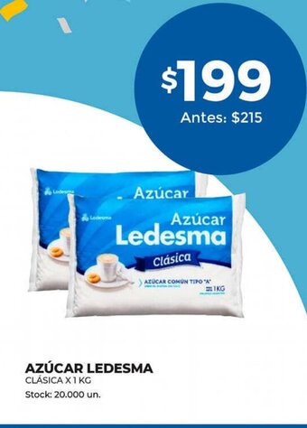 Supermercados Tadicor Azúcar Ledesma oferta
