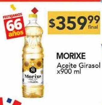 Nini Mayorista Morixe aceite girasol oferta