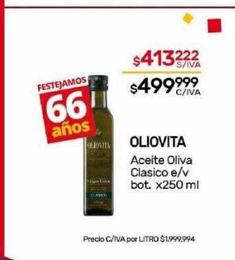 Nini Mayorista Oliovita aceite oliva clasico e-v bot. oferta