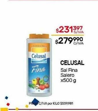 Nini Mayorista Celusal sal fina salero oferta