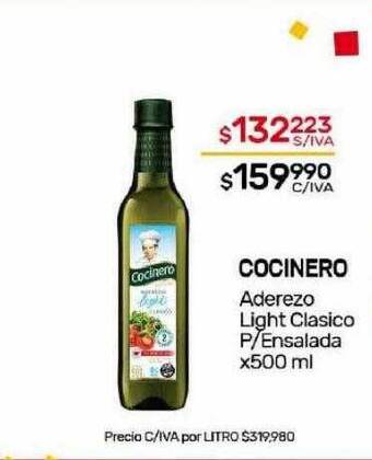 Cocinero aderezo light clasico p-ensalada