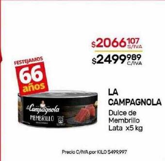 Nini Mayorista La campagnola dulce de membrillo lata oferta