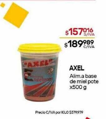 Nini Mayorista Axel alim.a base de miel pote oferta