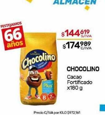 Nini Mayorista Chocolino cacao fortificado oferta