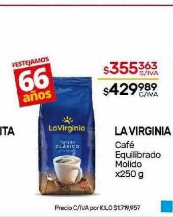 Nini Mayorista La virginia café equilibrado molido oferta