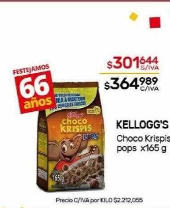 Nini Mayorista Kellogg's choco krispis pops oferta