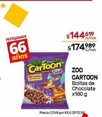 Nini Mayorista Zoo cartoon bolitas de chocolate oferta