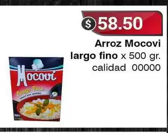 Supermercados Mayor Arroz Mocovi largo fino x 500gr oferta