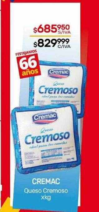 Nini Mayorista Cremac queso cremoso oferta