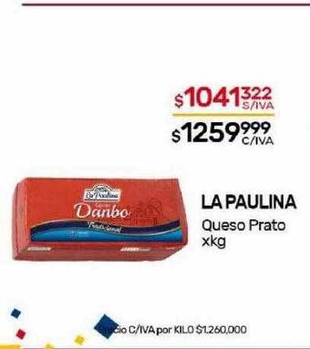 Nini Mayorista La paulina queso prato oferta