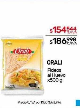 Nini Mayorista Orali fideos al huevo oferta