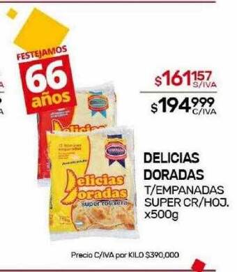 Nini Mayorista Delicias doradas t empanadas super cr hoj oferta