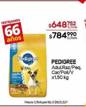 Nini Mayorista Pedigree adul raz peq car poll v oferta