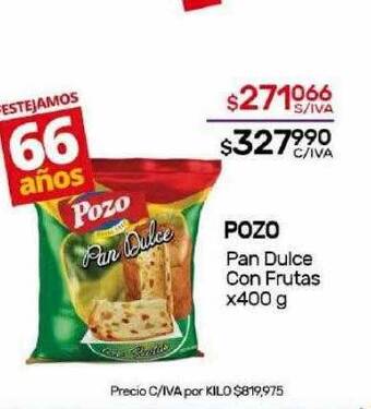 Nini Mayorista Pozo pan dulce con frutas oferta
