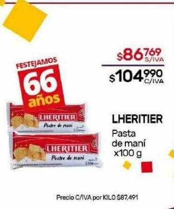 Nini Mayorista Lheritier pasta de mani oferta