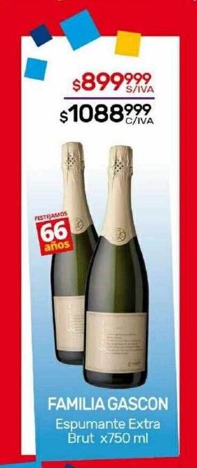 Nini Mayorista Familia gascon espumante extra brut oferta