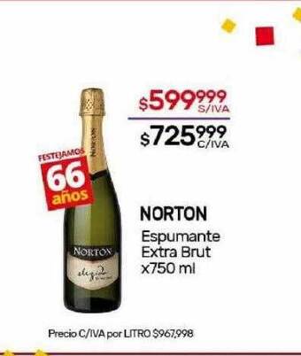 Nini Mayorista Norton espumante extra brut oferta