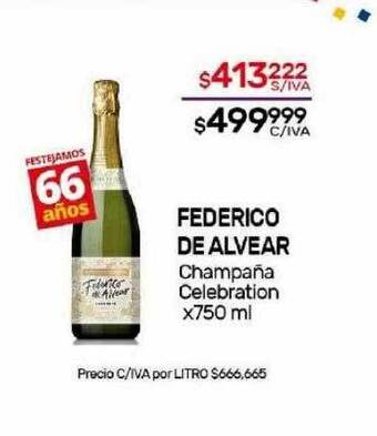 Nini Mayorista Federico de alvear champaña celebration oferta