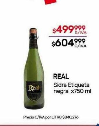 Nini Mayorista Real sidra etiqueta negra oferta