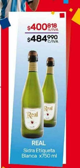 Nini Mayorista Real sidra etiqueta blanca oferta