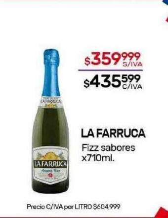 Nini Mayorista La farruca fizz sabores oferta